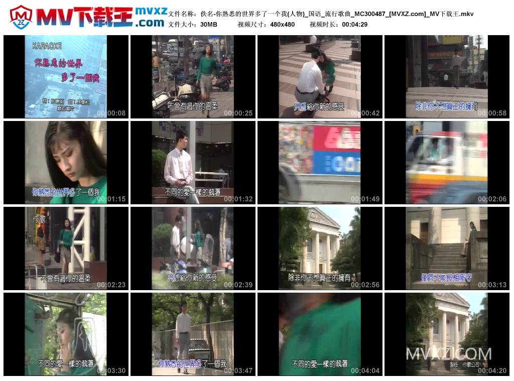 佚名-你熟悉的世界多了一个我(人物)_国语_流行歌曲_MC300487
